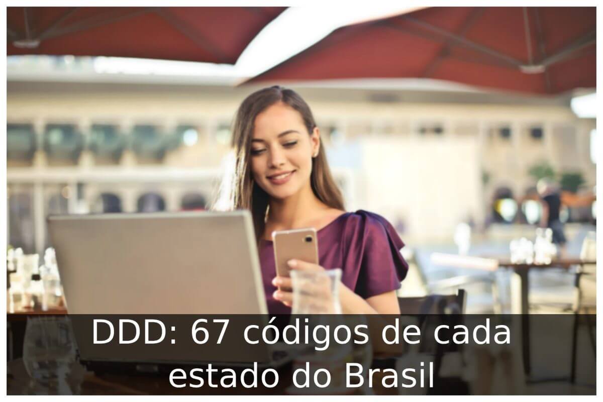 DDD: 67 códigos de cada estado do Brasil
